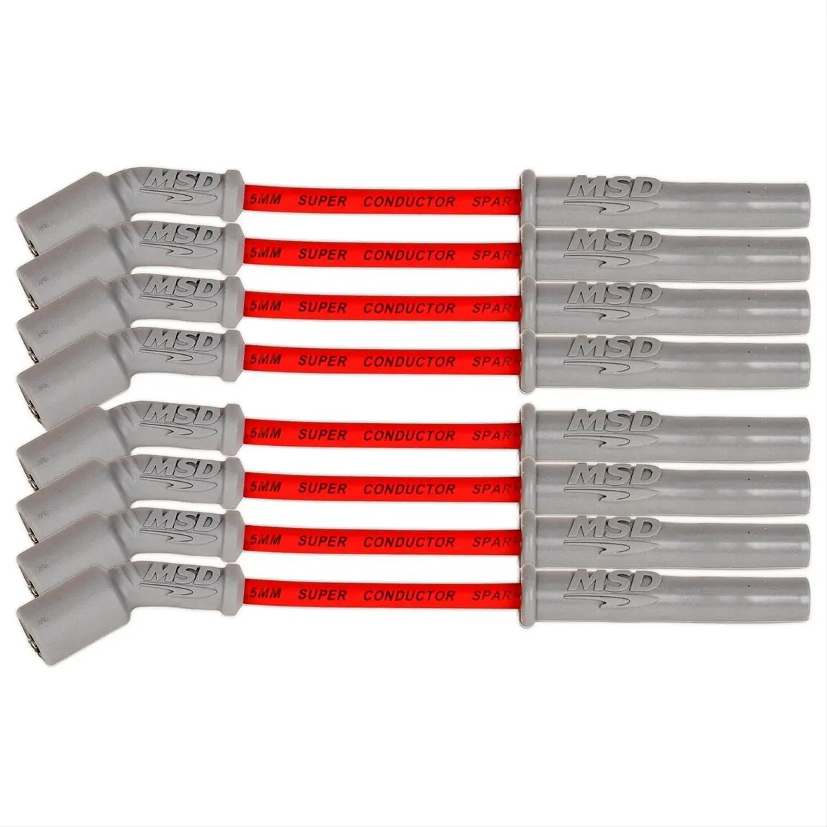 Msd 8.5Mm Super Conductor Spark Plug Wire Kit – High-Performance Ignition Cables 1