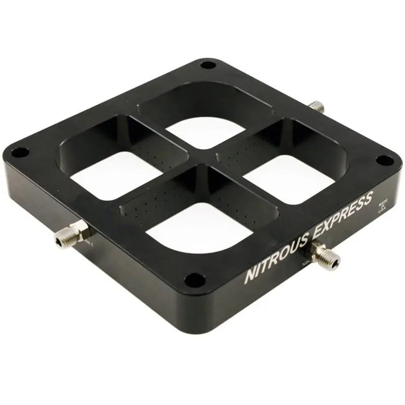 Nitrous Express Np608 Nitrous Plate – Billet Aluminum Wet System For Carbureted Intakes 1