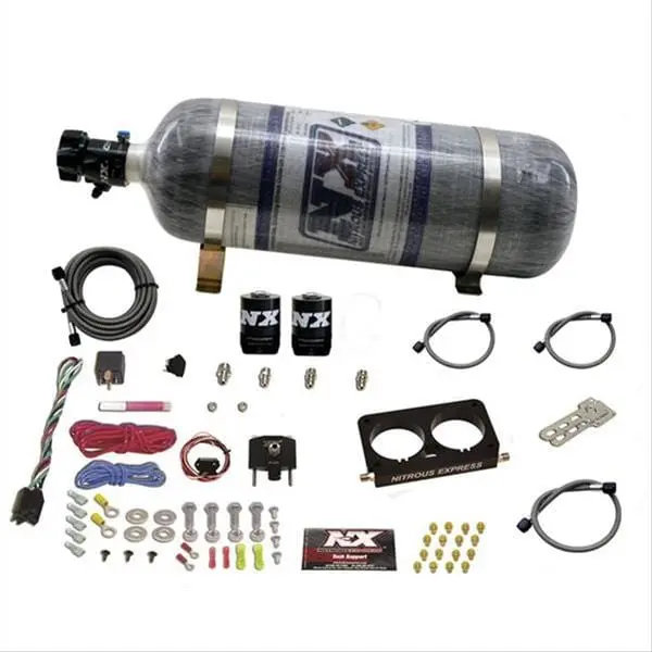 Nitrous Express 20950D-12 Plate Nitrous System – Tunable Dry Kit For Forced Induction Or Na Platforms 1