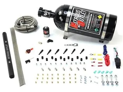 Nitrous Outlet 00-10432-L-Sbt-10 Wet Nitrous Oxide System – 10 Lb Capacity With Solenoid & Bottle Mount 1