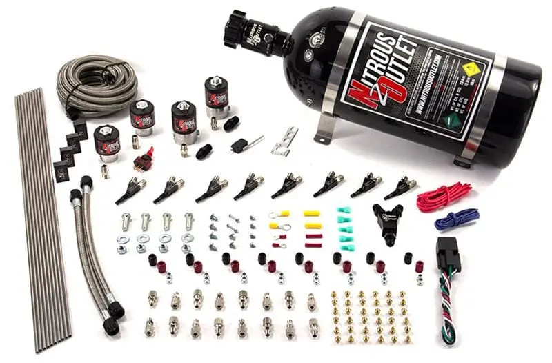 Nitrous Outlet 00-10433-T-12 Nitrous Oxide System With Solenoid Kit 1