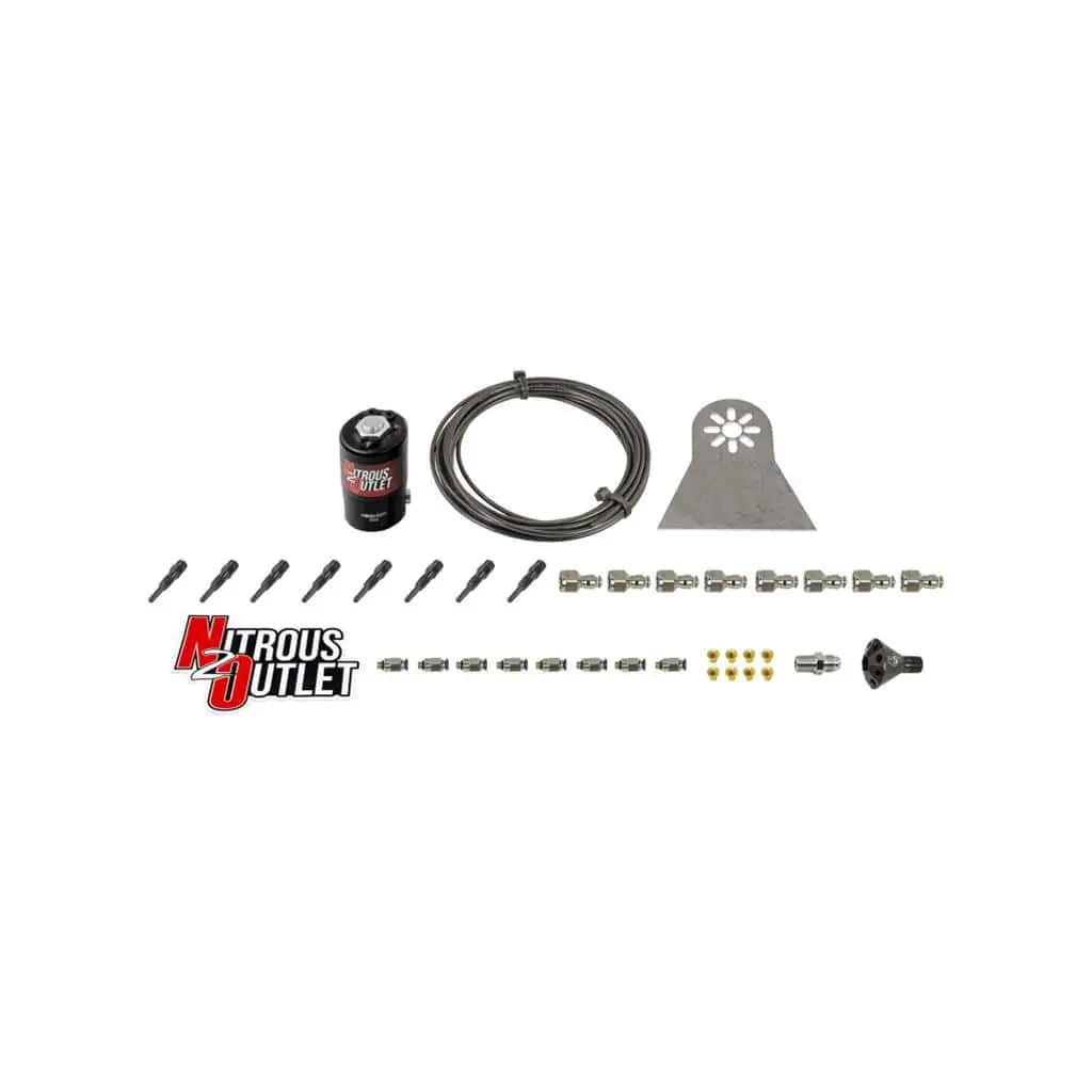 Nitrous Outlet 00-10480-H-Dry Dry Nitrous System – Progressive Efi-Compatible Oxide Kit 1