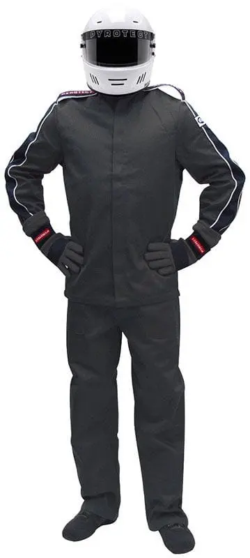Eliminator Black Racing Jacket – Flame-Resistant Track Outerwear (Xxl) 1