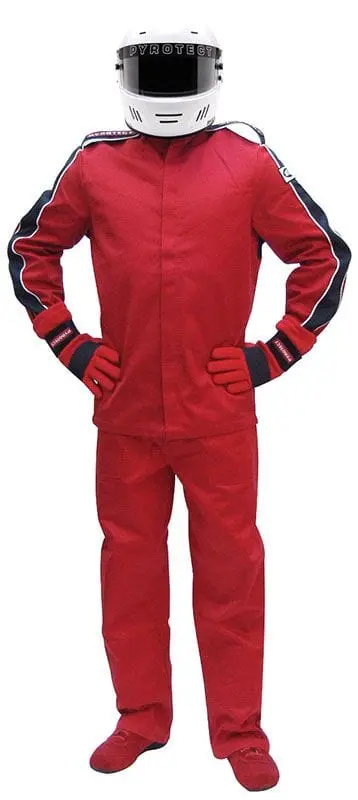 Eliminator Red Racing Jacket – Flame-Resistant, X-Large, Competition Cut 1