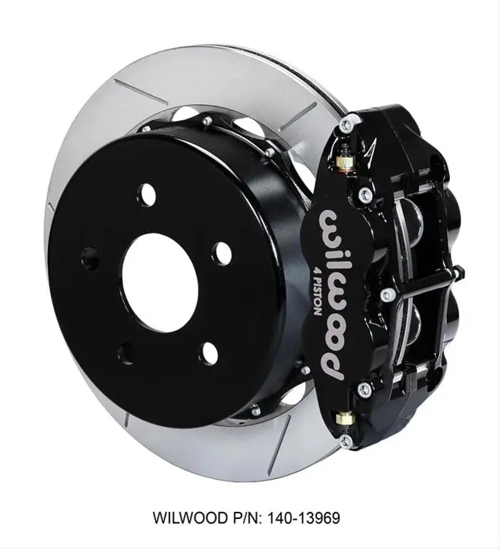 Wilwood 140-13969 Superlite 4R Big Brake Parking Kit – Rear Disc E-Brake With Forged Calipers 1